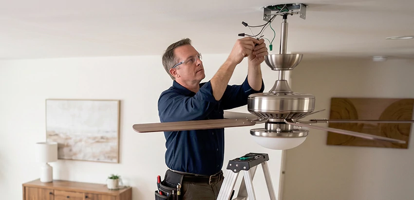Ceiling Fan Light and Switch Repair in Nashville